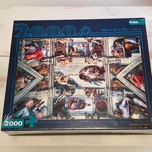 Brand new 2000 piece puzzle of the Sistine Chapel - never been opened